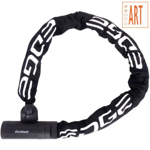 Edge Varno ART 2 Kettingslot 100 cm Gehard Staal Zwart