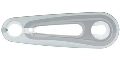 AXA kettingkast multi open 28 inch transparant