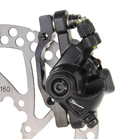 Saccon mechanische schijfremset DM33 160 mm voor + achter