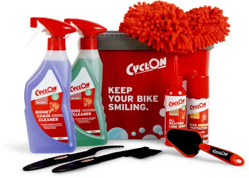 CyclOn All Weather Lube XL Onderhoudsemmer Rood 9 delig