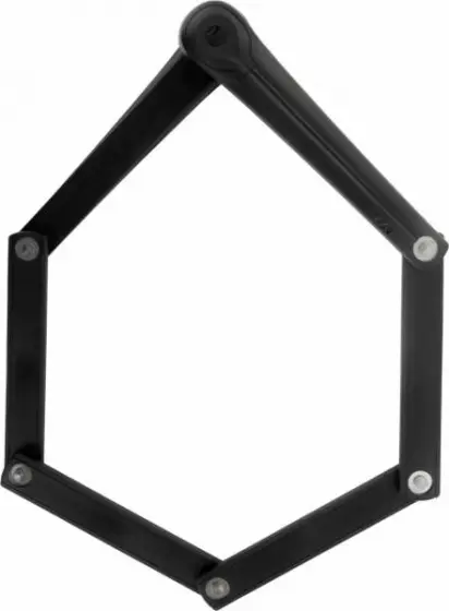 AXA vouwslot Fold 100 cm met houder zwart