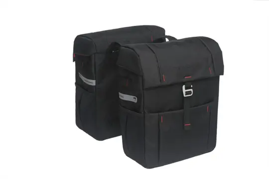 New Looxs Vigo Dubbele Fietstas 37 liter Zwart 515.330