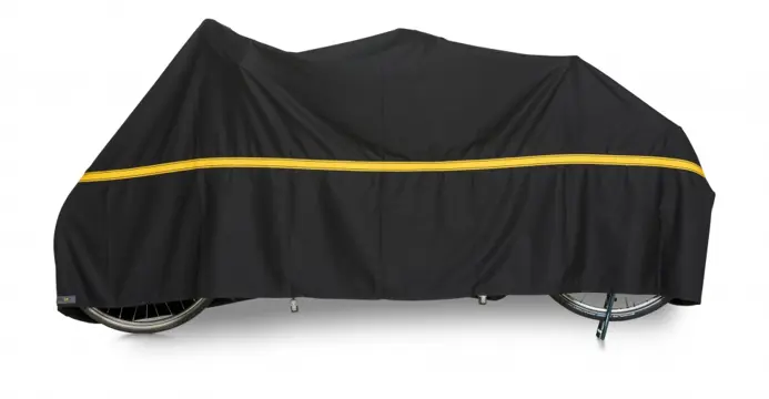 VK fietsbeschermhoes Tandem de Luxe 120 x 300 cm zwart