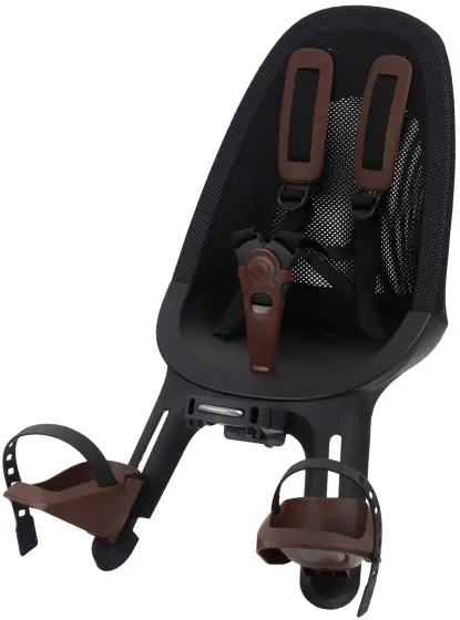 Qibbel Air fietsstoeltje voor zwart/bruin