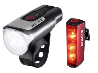 Sigma verlichtingsset Blaze & Aura 80 LED USB oplaadbaar
