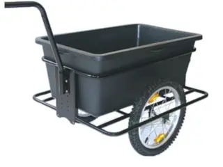 Roland Big Boy Fietskar met Zadelpenbevestiging 16 Inch Unisex Zwart