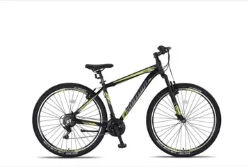 Umit 4 Motion MTB 27.5 Inch 47 cm Unisex 21V V Brakes Zwart/Geel