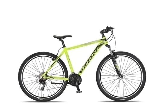 Umit Mirage Oversized MTB 29 Inch 50 cm Unisex 21V V Brakes Lime/Zwart