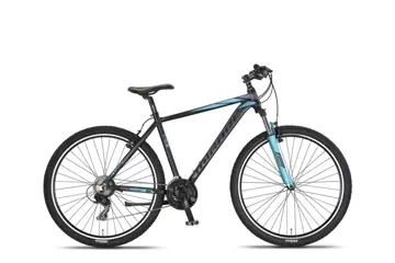 Umit Mirage Oversized MTB 27.5 Inch 50 cm Unisex 21V V Brakes Zwart/Turquoise