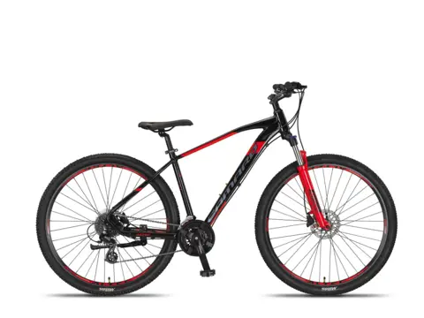 Altec Camaro MTB 27.5 Inch 45 cm Unisex 24V Hydraulische schijfrem Zwart/Rood
