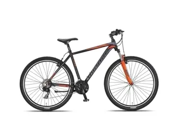 Umit Mirage Oversized MTB 27.5 Inch 50 cm Unisex 21V V Brakes Zwart/Oranje