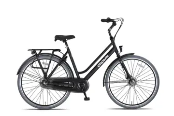 Crown New York Plus 28 Inch 53 cm Dames 3V Rollerbrake Matzwart
