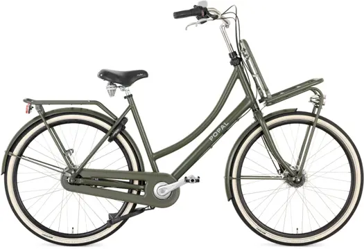 Popal Daily Dutch Prestige 28 Inch 59 cm Dames 7V Rollerbrake Legergroen