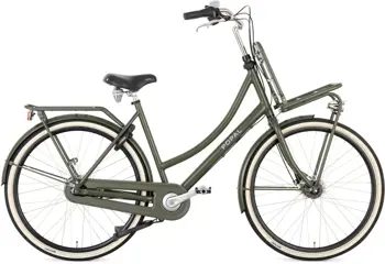Popal Daily Dutch Prestige 28 Inch 47 cm Dames 7V Rollerbrake Legergroen