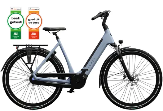 Vyber Supr365 522Wh 28 Inch 53 cm Dames 7V Hydraulische schijfrem IJsblauw