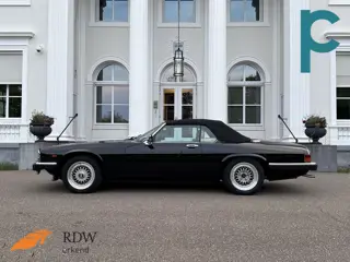 Jaguar XJS V12 convertible 5.3L EU Auto Pionolak zwart beige leder