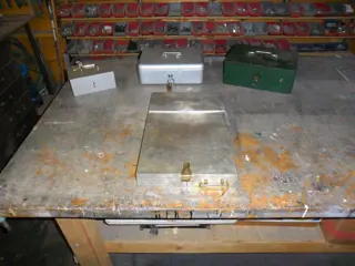 Te koop 3 geldkistjes met 1 geldlade