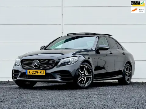 Mercedes-Benz C-klasse 300e AMG Org NL Pano Leer 360 Camera Sfeerverlichting