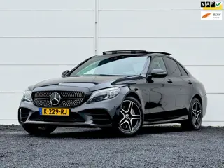 Mercedes-Benz C-klasse 300e AMG Org NL Pano Leer 360 Camera Sfeerverlichting