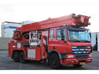 Daf As75pc DAF  75.360 Hilton 34 METER HOOGWERKER BOOM LIFT TRUCK FIRE TRUCK