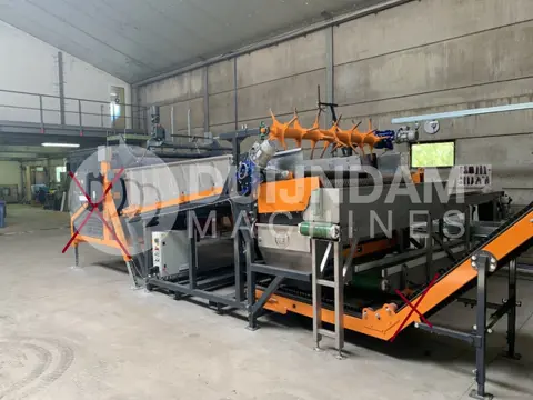 Fraxinus Codius Dema verwerkingssysteem Witlof plantlijn met  stortbak