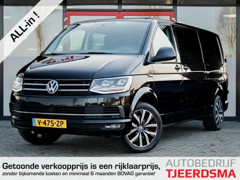 Volkswagen Transporter 2.0 204PK TDI L2H1 DC Highline | 1e Eigenaar | Trekhaak | Leder | 2 Schuifdeu