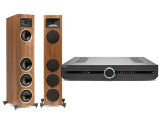 Roksan Attessa Integrated Amplifier & MartinLogan Foundation F1 stereoset