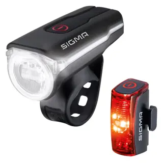 Sigma Aura 60 Koplamp + Infinity 2 Achterlicht USB Verlichtingsset