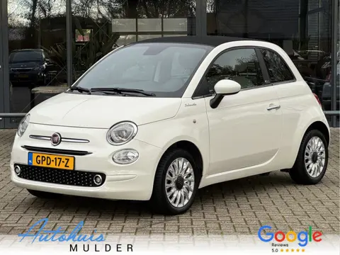Fiat 500 1.0 Hybrid Cabrio Climate control/Cruise/Navi/Leer/LM-Velgen