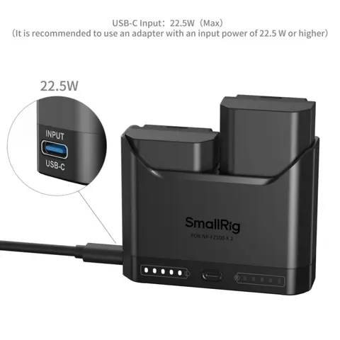 SmallRig 5486 Turbo Charging Kit For EN-EL15C Camera Batteries