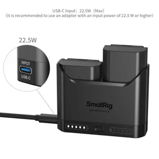 SmallRig 5486 Turbo Charging Kit For EN-EL15C Camera Batteries