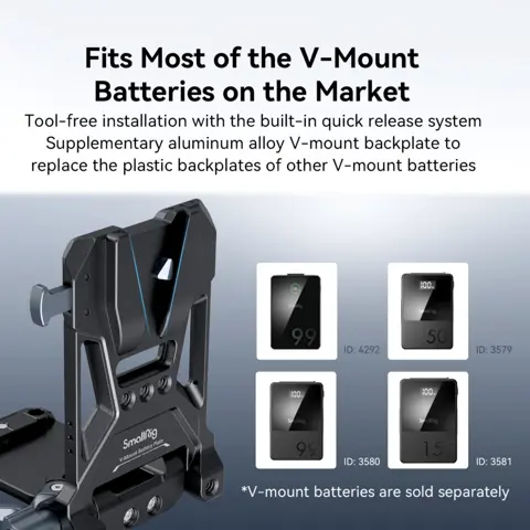 SmallRig 4505B V-Mount Battery Mount Plate