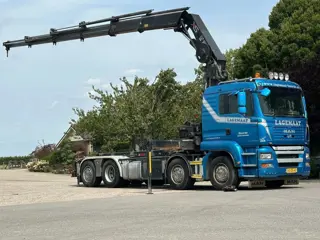 MAN TGA 35.440 8x2 HIAB 37TM!!RADIO REMOTE/CONTAINER SYSTEM! DK1057