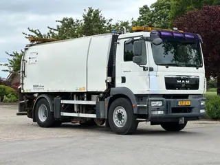 MAN TGM 18.340 BEKKER LaGram/FAUN RAIL SWEEPER/Eisenbahn Reiniger DK1111