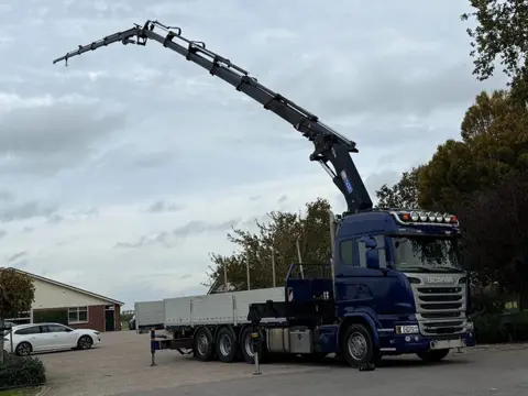 Scania R450 8X4 TRIPLE !!EURO6!! 50TM/JIB/!!TOP!!ROOF/DACH/MONTAGE!!MANUTENTION!! CRANE!!GRUE!! DK11