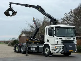 Scania P320 Z-KRAAN/RADIO REMOTE!!HAAK!!TOP 2017!!EURO6!! ZERO EMISSIE 2030!! DK1142