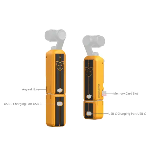 SmallRig 5115 Silicone Case Kit For DJI Osmo Pocket 3 (BumbleBee Edition) Pro