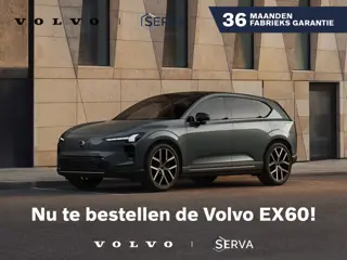 Volvo EX60 Nu te bestellen bij uw Serva vestiging! Vanaf € 63,995