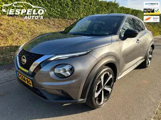 Nissan Juke 1.0 DIG-T Tekna AUTOMAAT met 54.039 Km NAP, Afn trekhaak, Led, Camera, Navi, Keyless, Pd