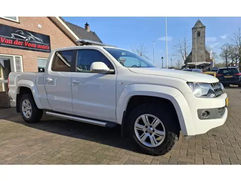 Volkswagen Amarok 2.0 TDI 4Motion Dubbel Cabine 5 pers Highline. Zeer netjes & unieke KM-stand! O.a.
