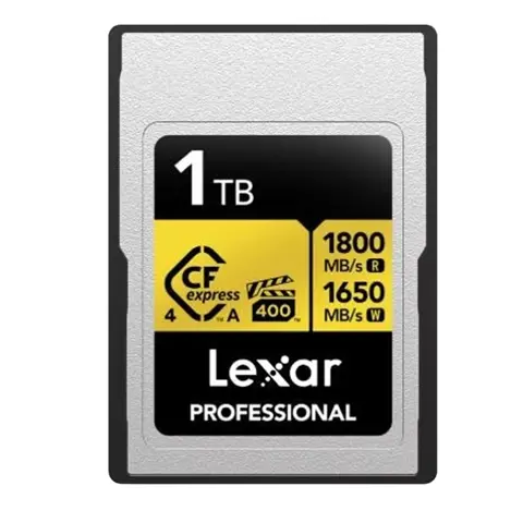 Lexar CFexpress Pro Type A Gold 4.0 Series 1TB R1800/W1650MB/s - VPG400