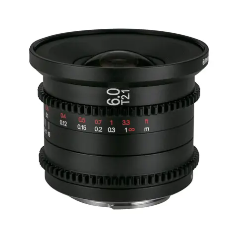 Laowa 6mm T2.1 Zero-D Cine Lens - MFT