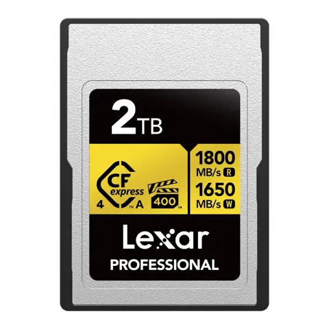 Lexar CFexpress Pro Type A Gold 4.0 Series 2TB R1800/W1650MB/s - VPG400