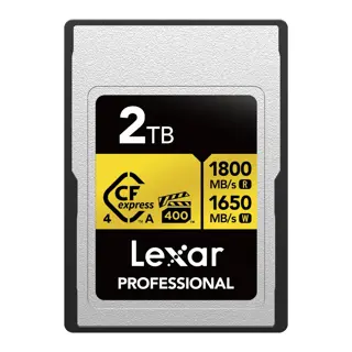 Lexar CFexpress Pro Type A Gold 4.0 Series 2TB R1800/W1650MB/s - VPG400