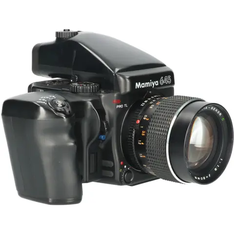 Tweedehands Mamiya 645 Pro TL met Sekor C 80mm f/1.9 CM5696