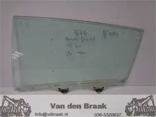 Honda Insight 2009-2014 Ruit portier links achter