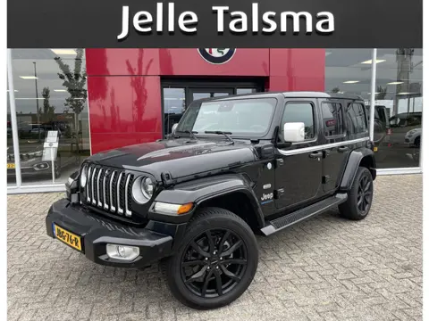 Jeep Wrangler Unlimited 4xe 380 Overland By Irmscher | Leer | Camera's | 20" Velgen | Treeplanken