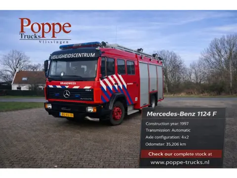 Mercedes-Benz 1124 F | 4x2 | Firetruck | 1997 | 35,206 KM | Automatic