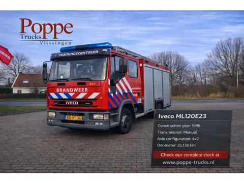 Iveco ML 120 E23 | Fire Truck | 1996 | 35,138 KM | Ziegler Body | Manual |