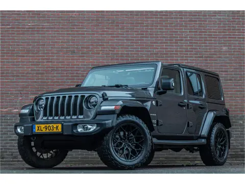 Jeep Wrangler 2.0T Sahara, Origineel NL, 70.000km NAP, Leder, Stoel & Stuurverwarming, Keyless, Trek